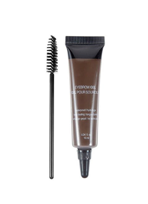 Eye Brow Gel (Brunette) Pour Sourcils With Applicator Pen Brush Makeup Microblading Eyebrows Tint DIY Cosmetic Eyebrows Enhancer Women's Eyebrows Dyeing Cream 10 ml