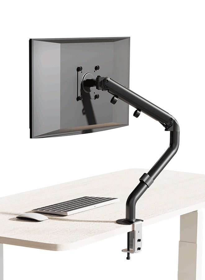Monitor Desk Mount Single Arm Stand, Metal Full Motion Monitor Arm(Holds up to 0-9kG), Suitable for 15 to 32 Inch LCD LED Computer Monitor - Image 1