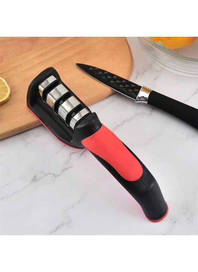 Multi-functional Knife Sharpener, Essential Kitchen Tool, Efficient and Convenient, Suitable for Various Knives, Easy to Install, Durable