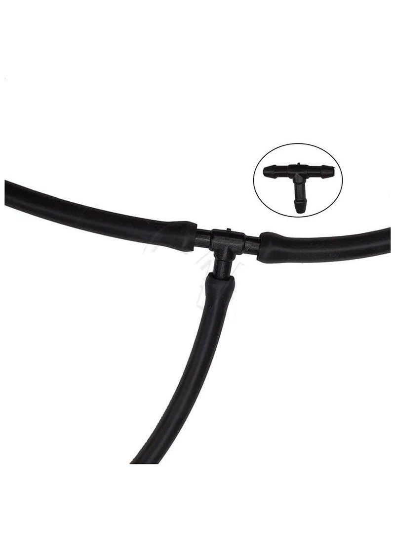 SOLDOUT - 18 PCS Car Wiper Spray Pipe Joint T Y I Shaped Windshield Washer Nozzle Cleaning Water Hose Tube Accessories (Pack of 18) - Image 1