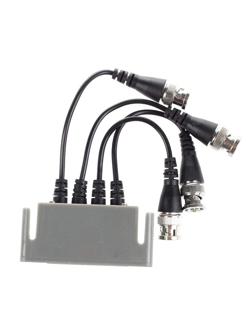 Excefore For New CCTV 4 Channel Passive UTP Transmitter Video Balun BNC Male to UTP RJ45 CAT5  - Image 5