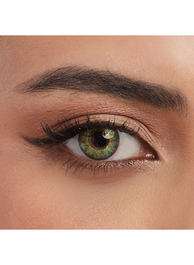 Aqualens Aquacolor Envy Green Candy Pack Zero Power Colored Lenses (10 Lens/Box) - Image 2