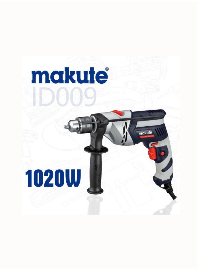 makute Impact Drill 13MM 1020W ID009  - Image 1