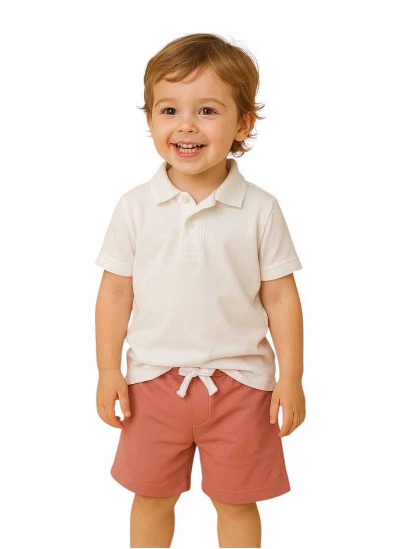 victor and jane BOYS PACK of 2 "Everyday Lace-Up and Elasticated Waist Shorts - Image 3