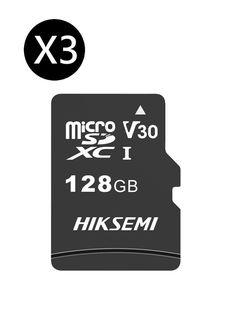 HIKSEMI Bundle Of 3 Micro Sd Card NEO ADAPTER  HS-TF-c1-128GB