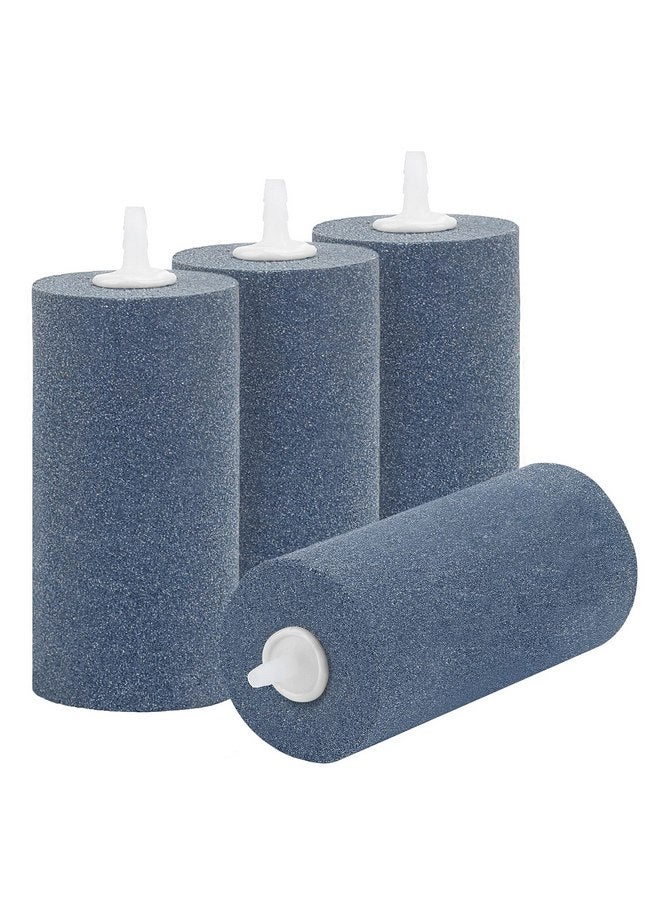 Pawfly Aquarium 4 Inch Air Stone Cylinder for Larger Pumps Bubble Diffuser Release Tool for Buckets Fish Tanks Outdoor Garden Ponds and DWC Reservoirs, 4 Pack - Image 1