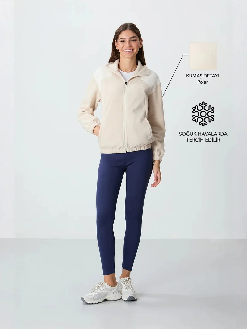 تومي لايف TOMMY Oversized Color Block Half-Zip Sweatshirt