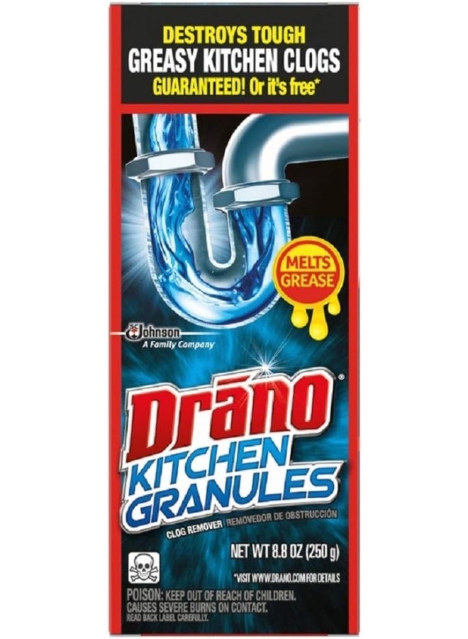 Drano Kitchen Grease Clog Remover, 8.8 Oz, Unscented