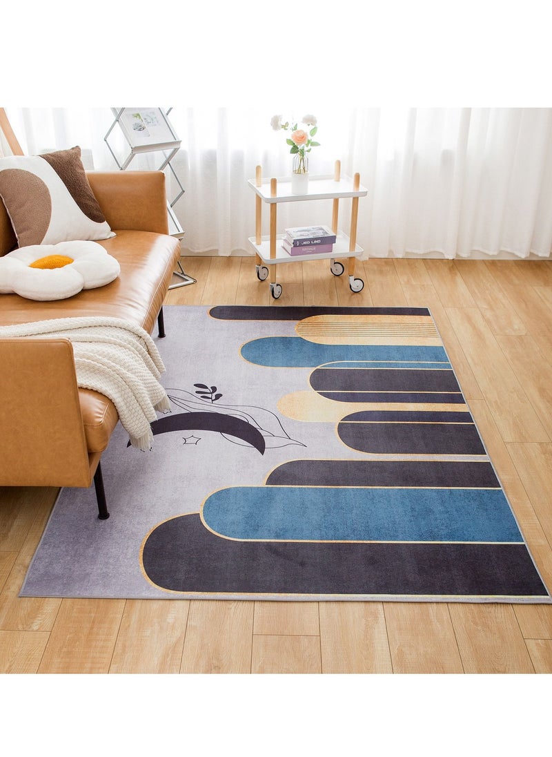 Sharpdo Modern Area Rugs Simple Short Pile Carpet Living Room Bedroom Rug Anti Slip Floor Carpet Home Decor 200*300CM  - Image 4