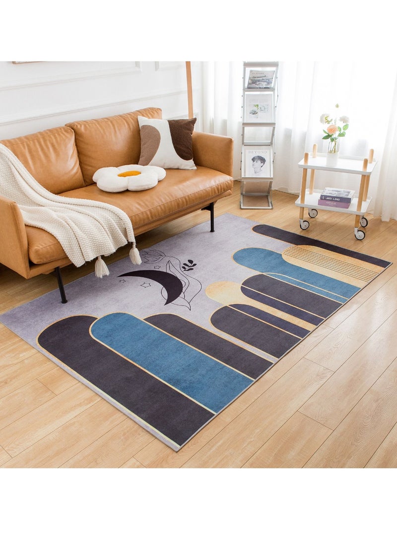 Sharpdo Modern Area Rugs Simple Short Pile Carpet Living Room Bedroom Rug Anti Slip Floor Carpet Home Decor 200*300CM  - Image 3