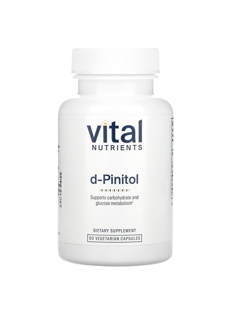 Vital Nutrients d-Pinitol, 60 Vegetarian Capsules
