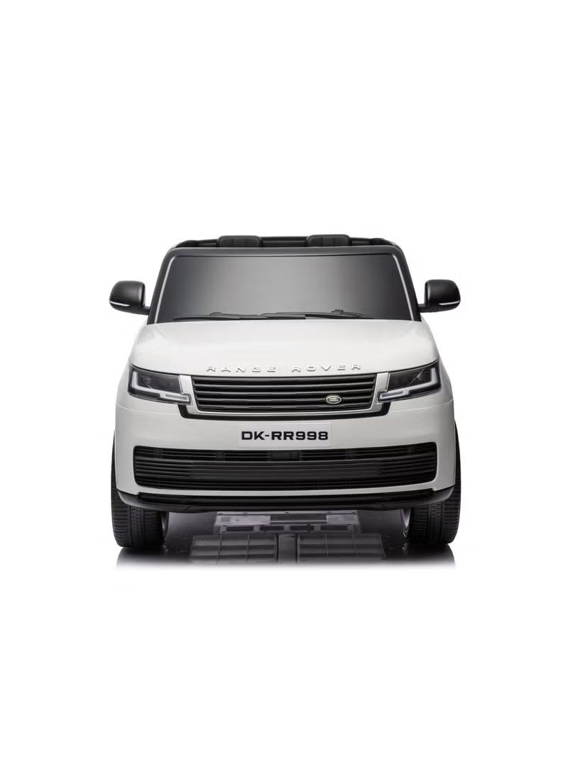 VLRA Kids Electric Ride-On Car 12V – Range Rover Style, White, Rechargeable Battery, Remote Control - Image 2