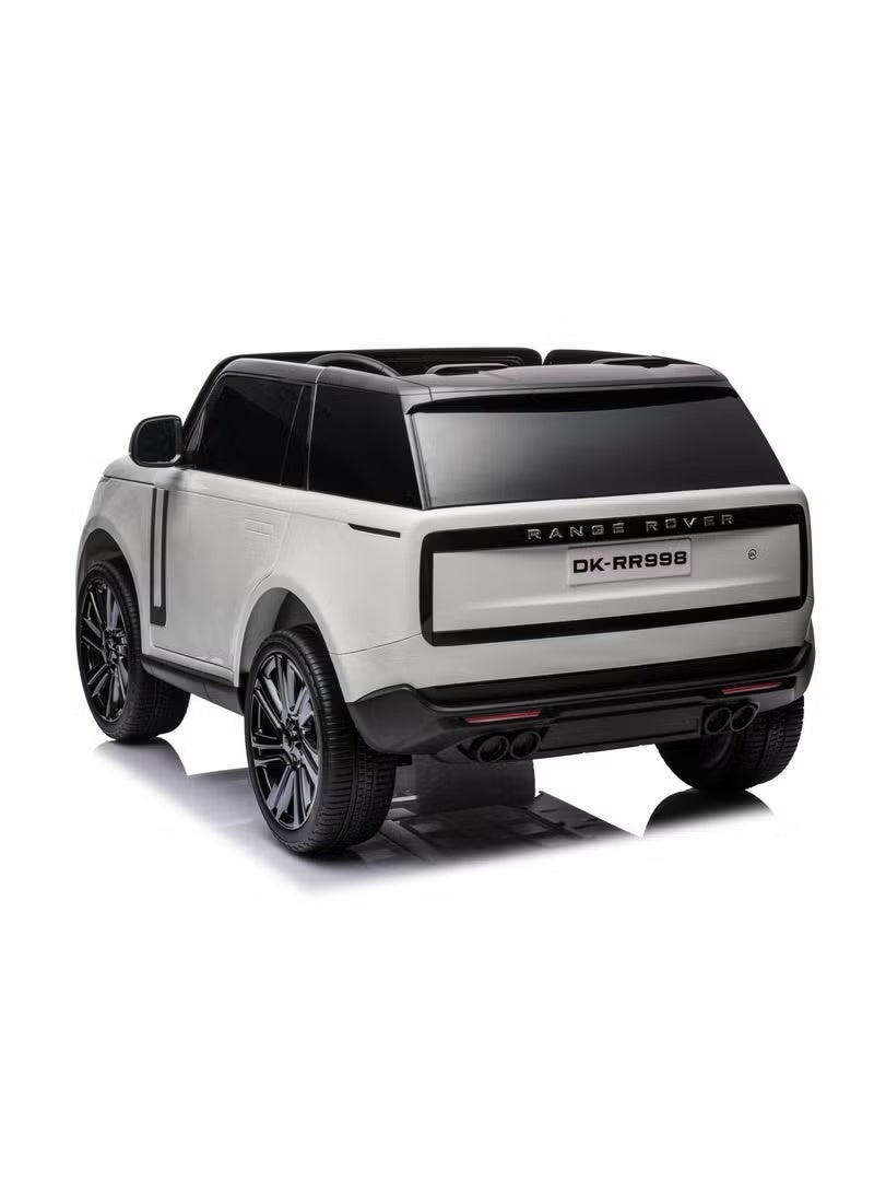 VLRA Kids Electric Ride-On Car 12V – Range Rover Style, White, Rechargeable Battery, Remote Control - Image 4