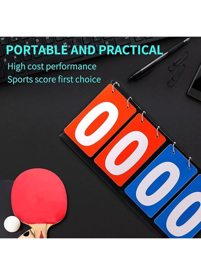 DUNISO 4-Digit Portable Desktop Scoreboard Flipper, Volleyball, Basketball, Table Tennis, Football And Other Sports Scoreboards - Image 5