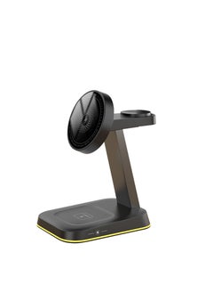 Generic 3-in-1 Wireless Charging Station for iPhone 15/14/13/12/11 Pro Max, Apple Watch, and AirPods - Fast 15W Wireless Charger Dock for Convenient Charging.  - Image 2