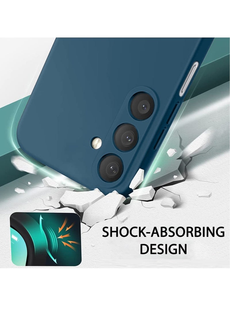 Techie غطاء خلفي أنيق من TPU سيليكون لهاتف سامسونج جالكسي M34 5G - تصميم نحيف، ناعم وسلس - أزرق Navy - Image 4