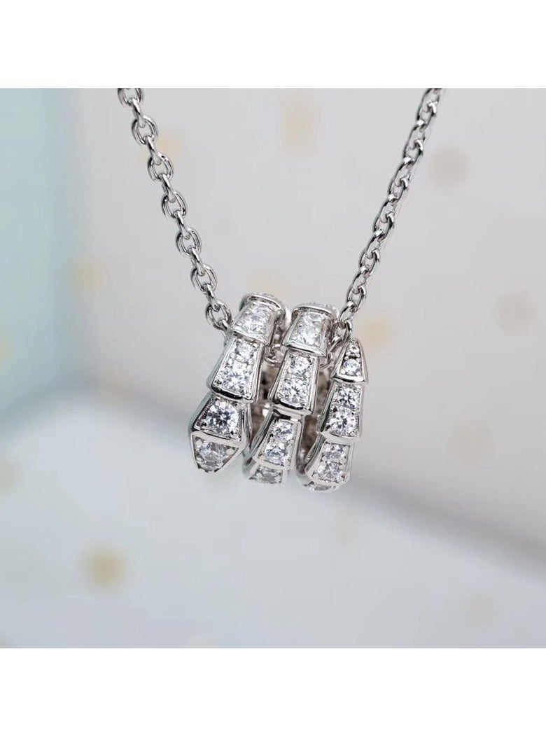 Kenzs Women's Light Luxury Snake Bone Necklace - Image 2