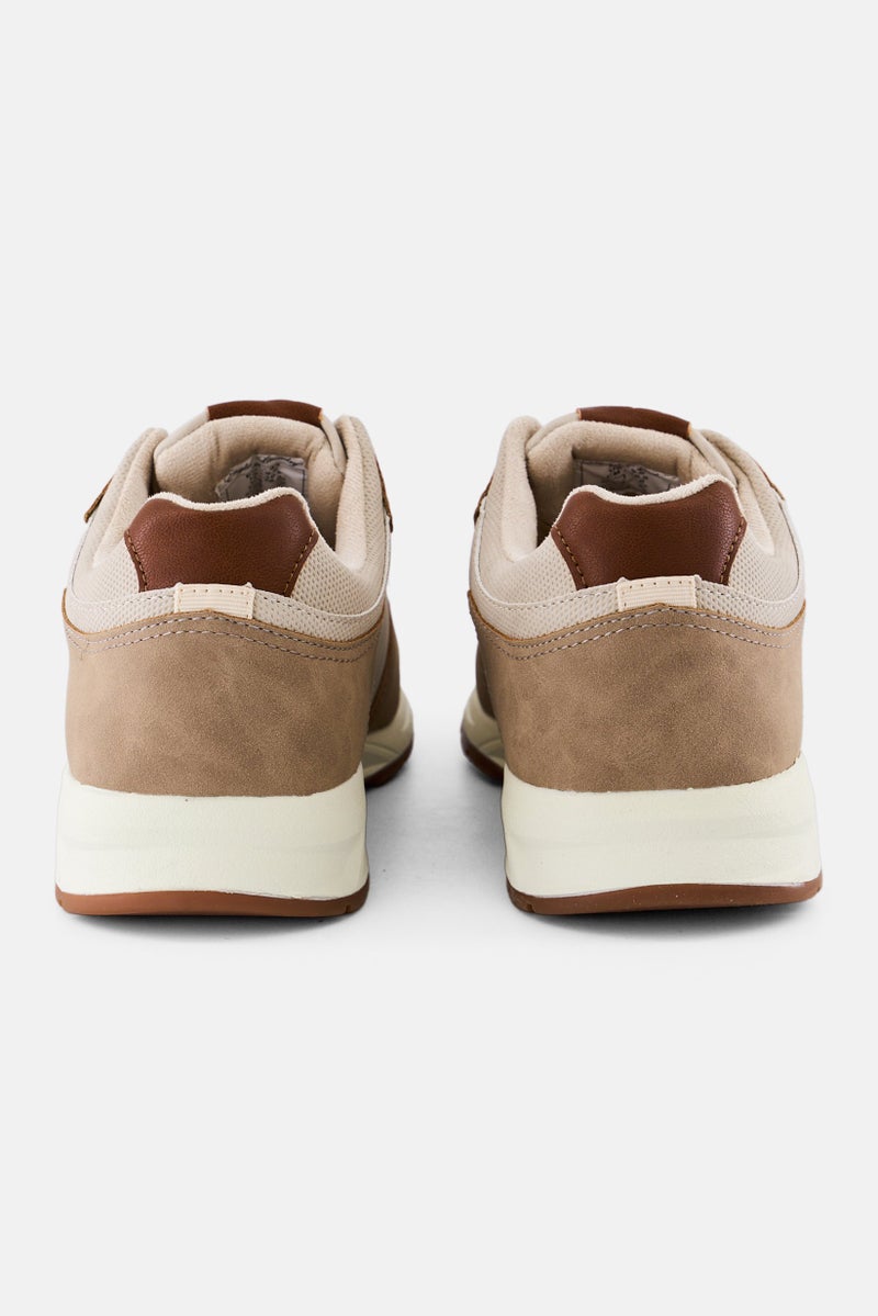 English Laundry Men Comfort Eco Low Lace Up Shoes, Beige - Image 2