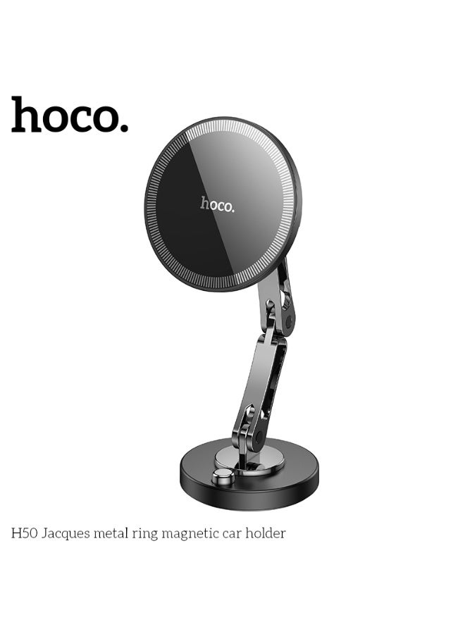 هوكو. حامل سيارة مغناطيسي بحلقة معدنية H50 Jacques - Image 2
