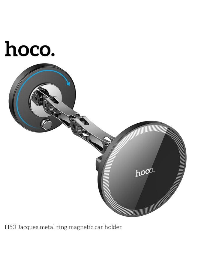 هوكو. حامل سيارة مغناطيسي بحلقة معدنية H50 Jacques - Image 3