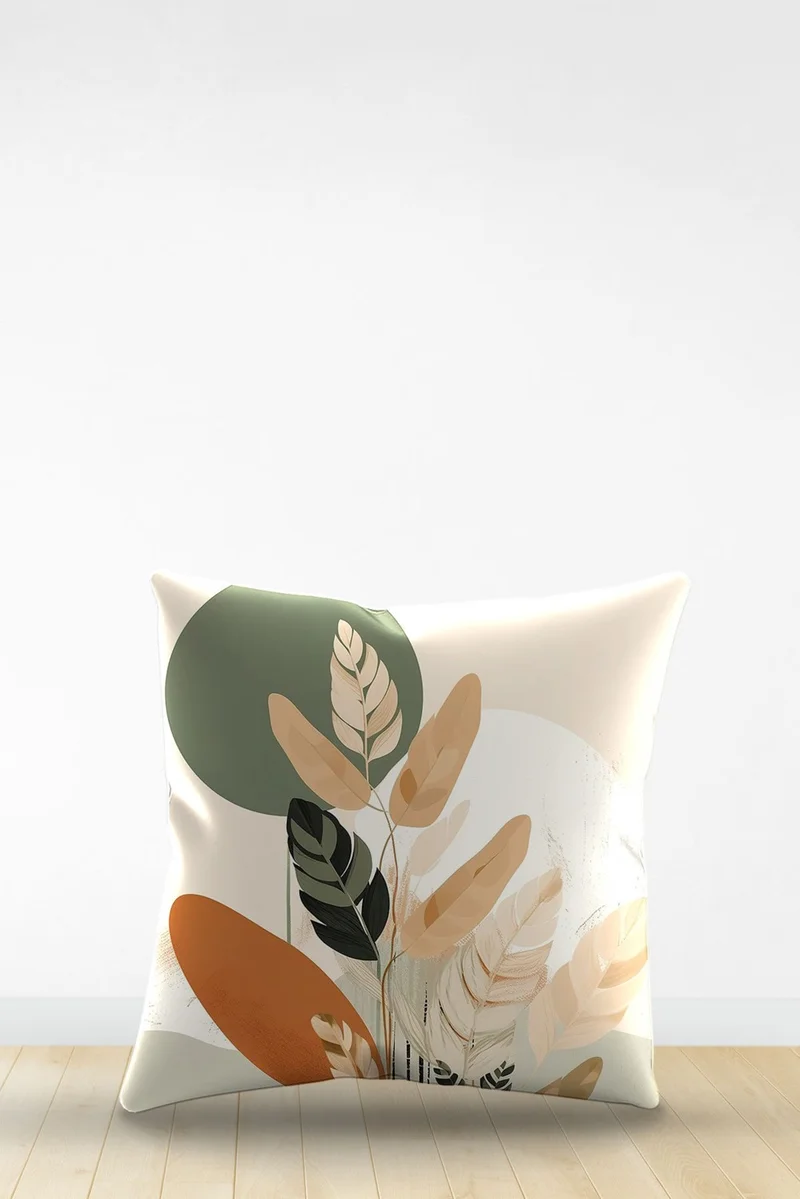 ارتافيسا Double Sided Digital Printed Decorative Faux Leather Throw Pillow Cover