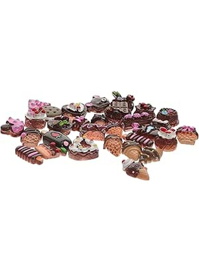 Lifelike Artificial Desserts Display Props DIY Accessories 30 Pieces Set - Image 1