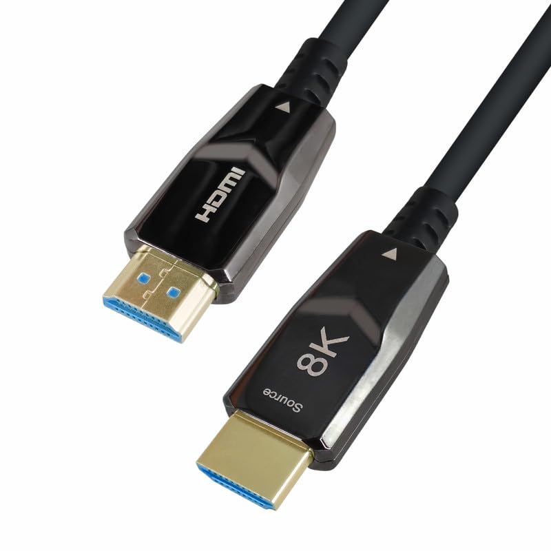 MX 8K HDMI 2.1 Fiber Optic Cable 15m (49.2FT) – Ultra High Speed 48Gbps AOC HDMI Cable with eARC, HDR10, Dolby Vision, HDCP 2.3, CL3 In-Wall Rated, 4K 120Hz, 8K 60Hz, Long Distance Cord - Image 2