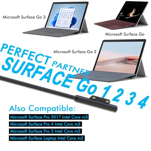 KABCON Charger Compatible for Surface Go/Go 2/Go 3 Surface Pro 4 Core m3 Surface Pro 3 Core m3 Surface Pro 2017 Core m3 Tablet Surface Laptop Core m3, Power Supply Adapter 24W 15V 1.6A with Travel Bag - Image 2