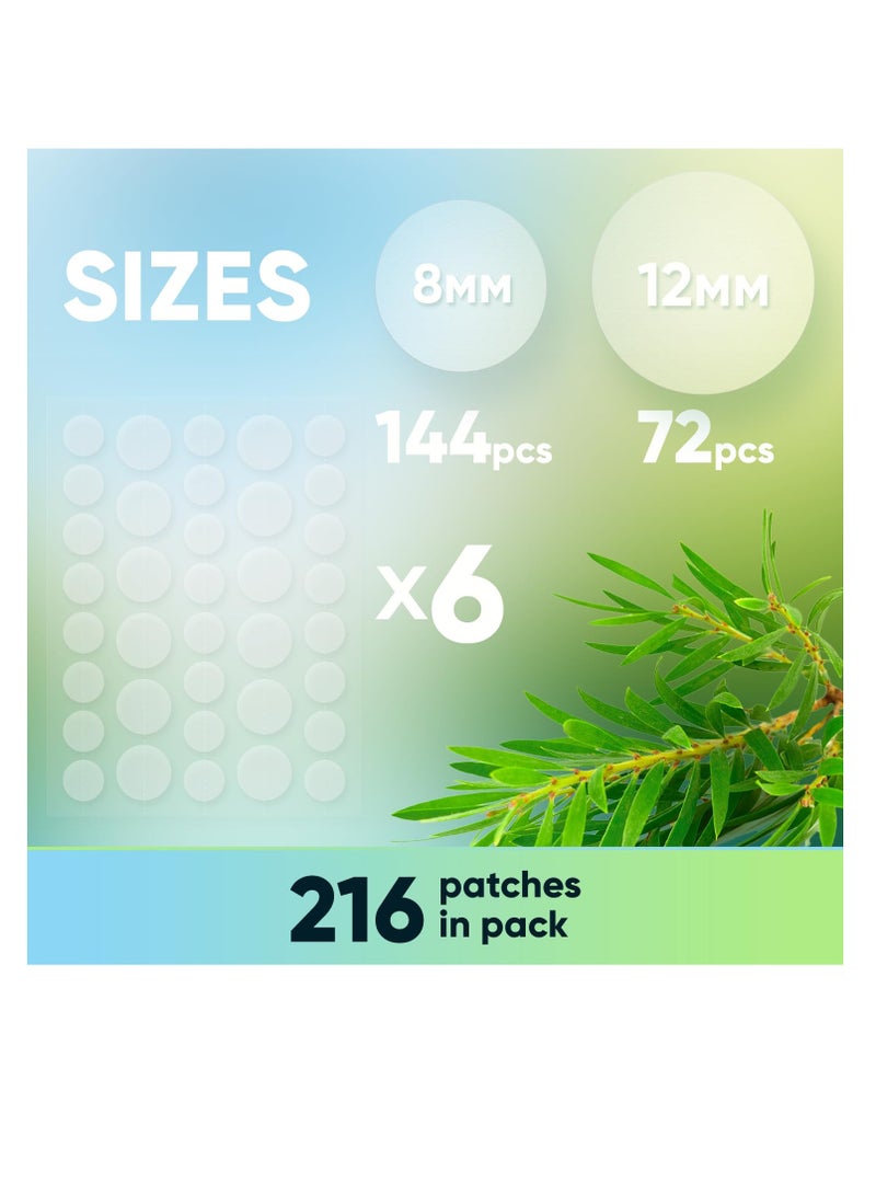 BIORICA Pimple Patches for Face with Tea Tree Oil. Hydrocolloid Acne Pimple Patches. Blemish Patches, Acne Dots, Pimple Stickers, Acne Patch and Pimple Patch  - Image 3