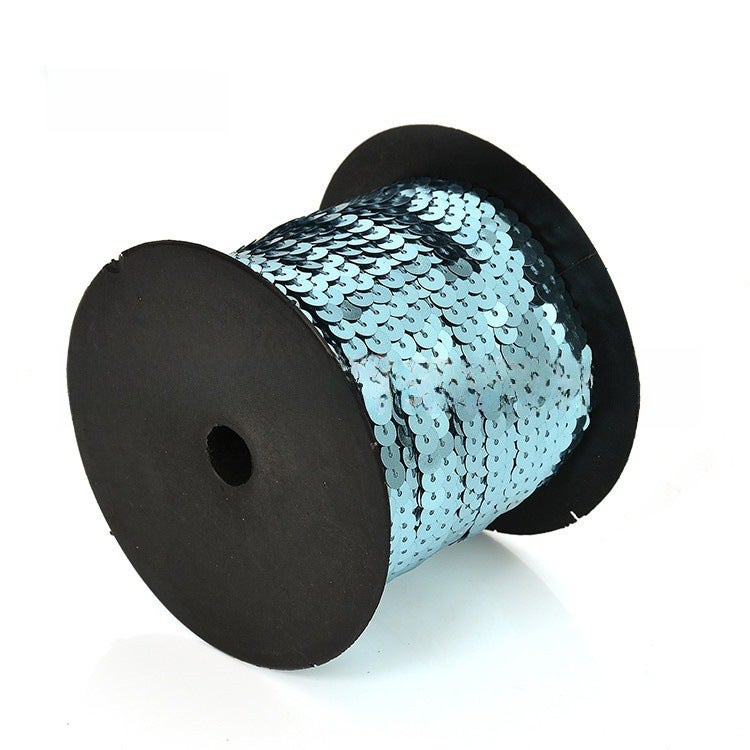 PVC Sequin Strips for DIY Apparel Beads 11# Lake Blue 