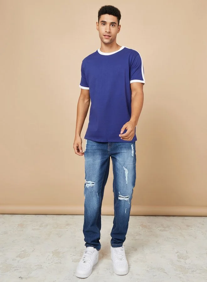 Styli Pack of 2 - Regular Fit Ringer T-Shirt