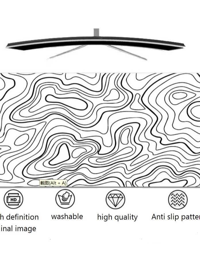 Large table mat mouse pad, waterproof gaming mouse pad  - Image 1