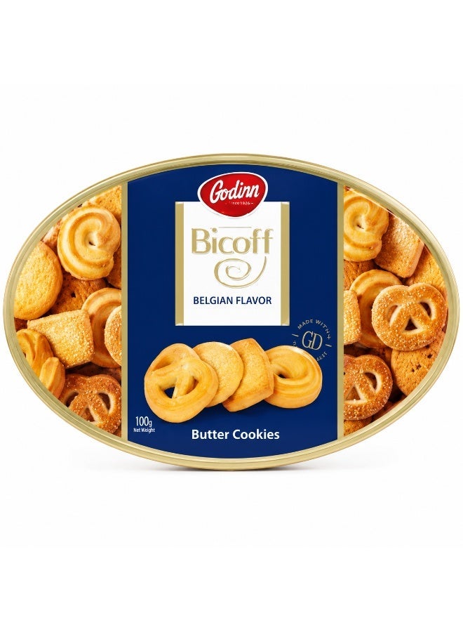 Godinn Bicoff Belgian Flavor Butter Cookies 100g - Image 1