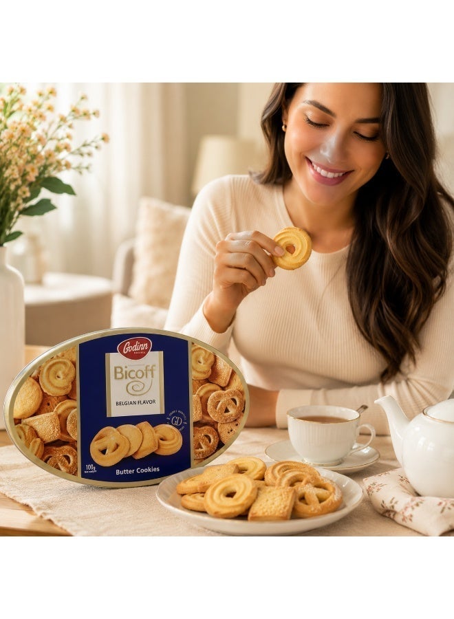 Godinn Bicoff Belgian Flavor Butter Cookies 100g - Image 3