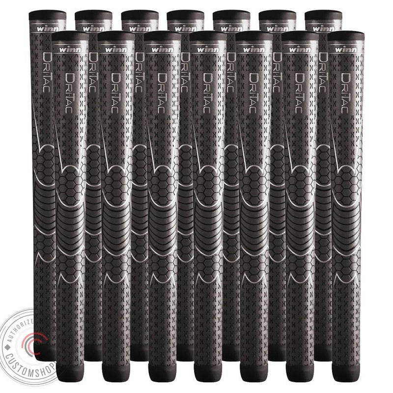 Set of 9 Winn DriTac Oversize 18 Golf Grip Ultimate Comfort Tackiness and Shock Absorption for AllWeather Playability