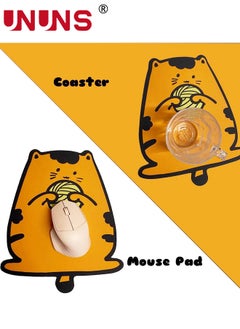 UNUNS 2-in-1 Cute Gaming Mouse Pad,Kawaii Cat Anime Mouse Mat, Extended Large Mouse Mat And Small Mousepad,Nonslip Rubber Base,Keybord Desk Pad For Office Home,Stitched Edges Mice Pad For Girls Women  - Image 4