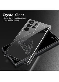 BORTONY Samsung Galaxy S24 Ultra Case 6.8 inch Soft Flexible TPU Shockproof Transparent Slim Fit Protective Back Cover for Samsung Galaxy S24 Ultra  - Image 3