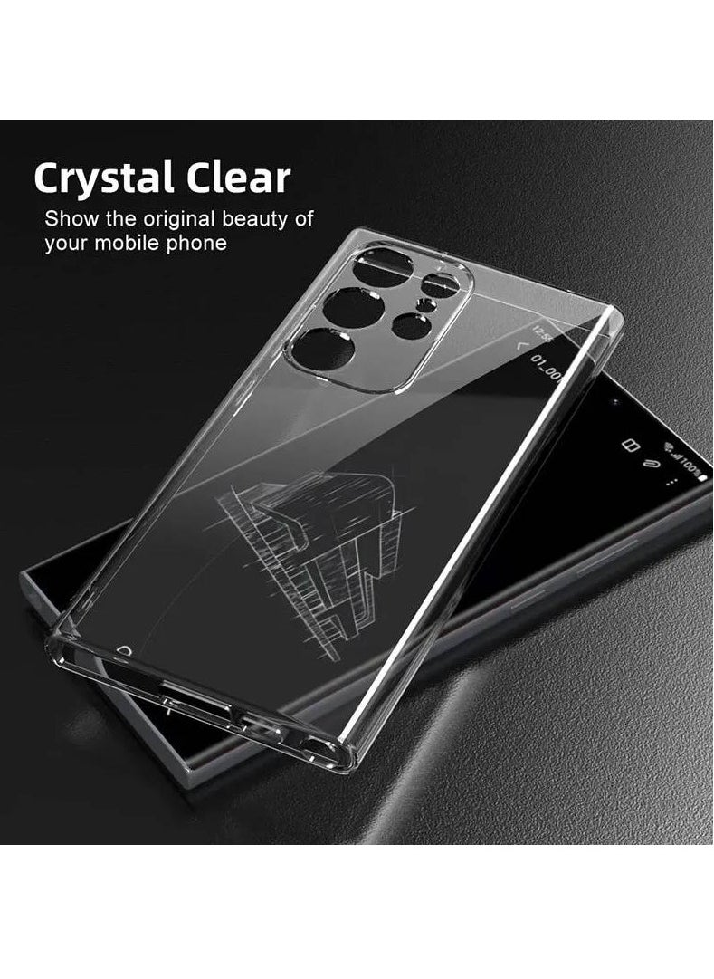 BORTONY Samsung Galaxy S24 Ultra Case 6.8 inch Soft Flexible TPU Shockproof Transparent Slim Fit Protective Back Cover for Samsung Galaxy S24 Ultra  - Image 3