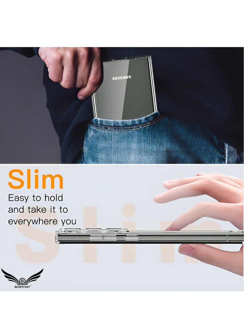 BORTONY Samsung Galaxy S24 Ultra Case 6.8 inch Soft Flexible TPU Shockproof Transparent Slim Fit Protective Back Cover for Samsung Galaxy S24 Ultra  - Image 5