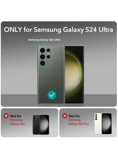 BORTONY Samsung Galaxy S24 Ultra Case 6.8 inch Soft Flexible TPU Shockproof Transparent Slim Fit Protective Back Cover for Samsung Galaxy S24 Ultra  - Image 2