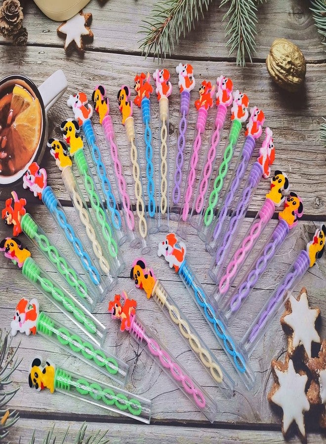 PSDFH 24 Packs Bulk Mini Dog Bubble Wands for School Summer Party Supplies, Classroom Puppy Birthday Party Prizes - Image 3