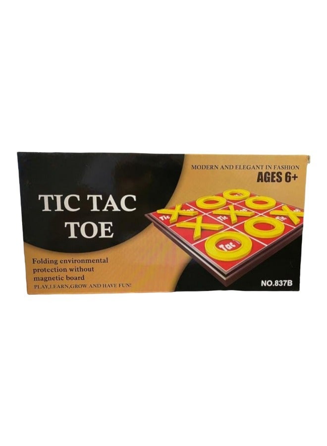 Tic Tac Toe Plastic Foldable Colourful Board Games - Image 3