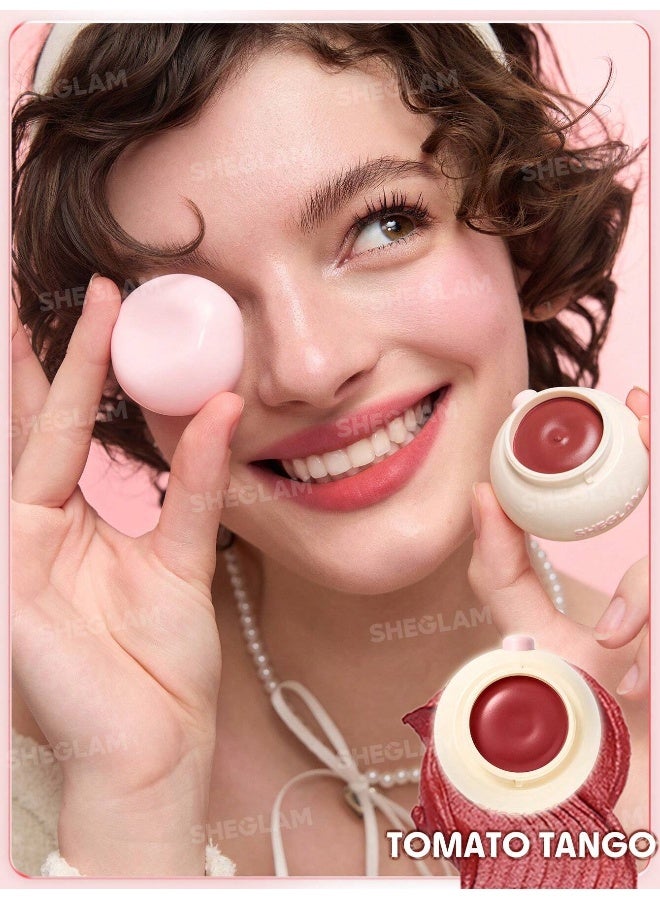 SHEGLAM Bounce Putty Pocket Lip Pot- Tomato Tango - Image 3