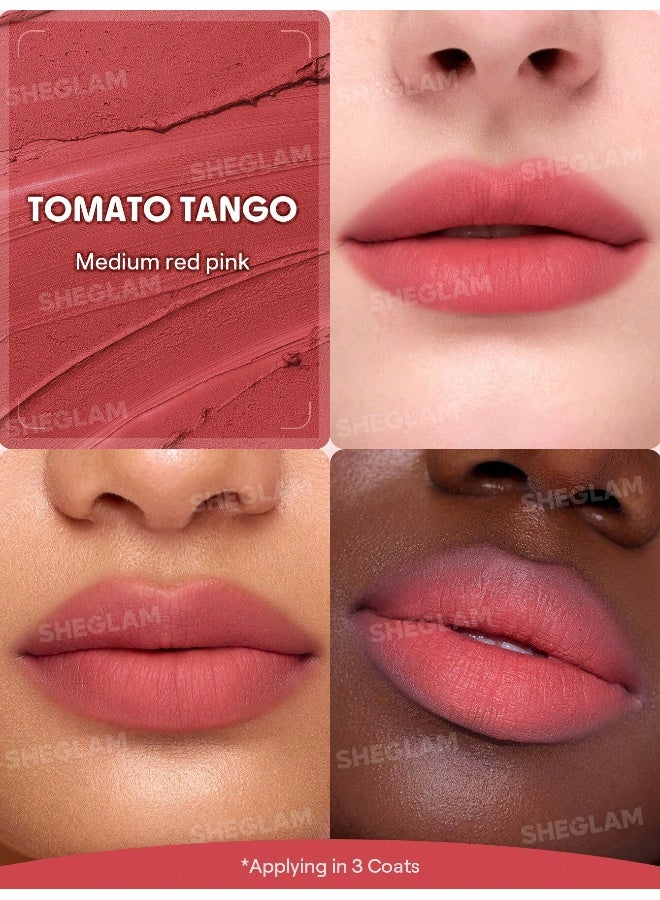 SHEGLAM Bounce Putty Pocket Lip Pot- Tomato Tango - Image 2