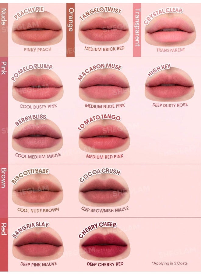 SHEGLAM Bounce Putty Pocket Lip Pot- Tomato Tango - Image 4