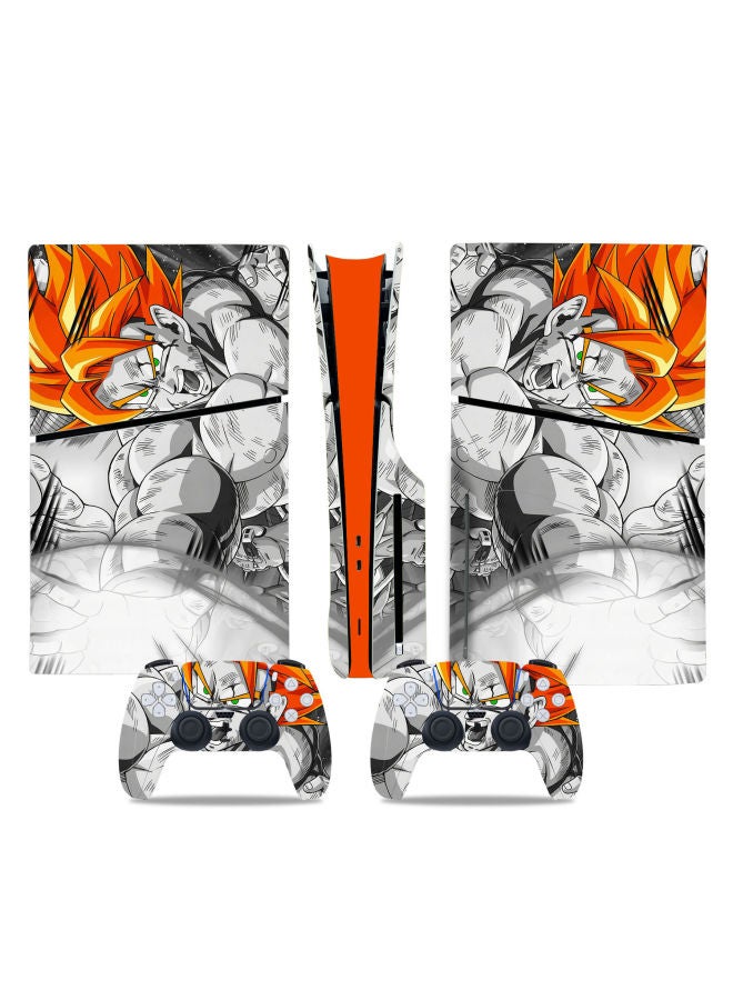 general PS5SLIM CD-ROM Version Sticker SLIM Digital Version Sticker Dragon Ball Wukong A Variety Of Support A Generation Of Hair-Color:Granny Grey P5SDisc-0174 - Image 4