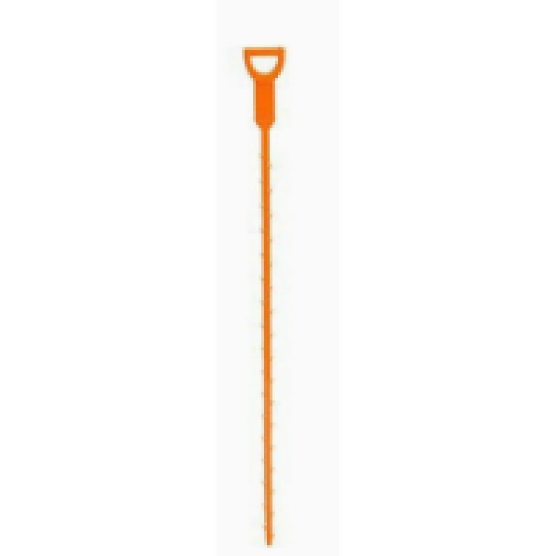 Drain Clog Remover 6-Piece Orange Set Quick Hair Removal Plumbing Snake Tool - Multi-Pipe Compatible Drain Hair Removal Tool for Bathroom Kitchen Sink Bathtub - Image 1