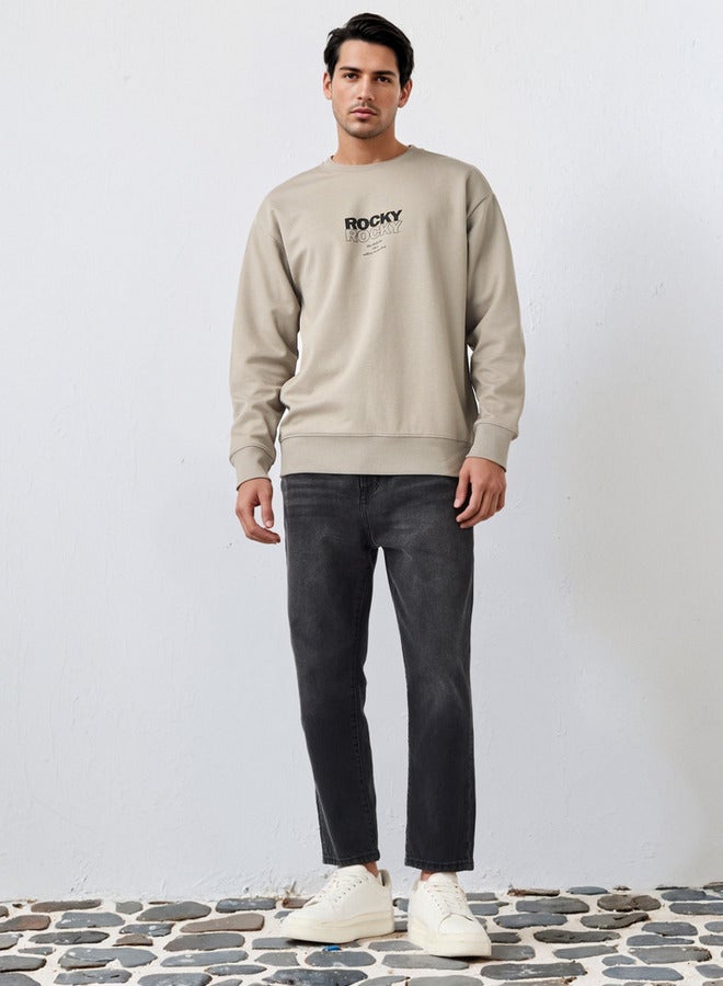 SP Characters Rocky Balboa Print Sweatshirt - Image 2