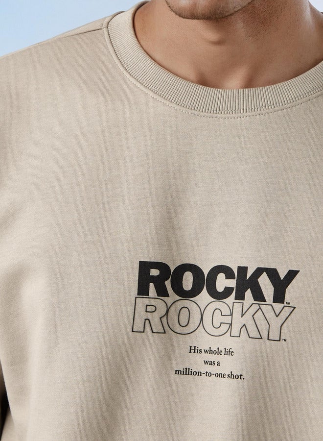 SP Characters Rocky Balboa Print Sweatshirt - Image 3