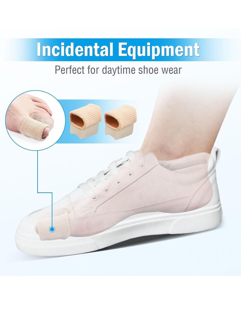 Bunion Corrector for Women & Men, Big Toe Adjustable Knob Bunion Splint for Bunion Relief, Orthopedic Toe Straightener with Anti-slip Heel Strap, Suitable for Left and Right Feet